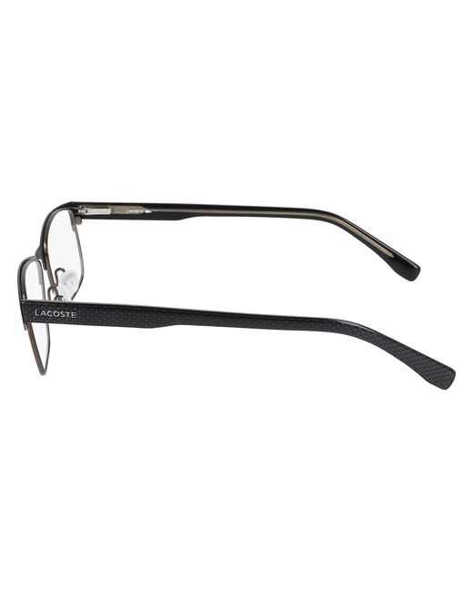 Lacoste Black L2217 001 Optical Frames Metal Squared Normal Photochromatic for men