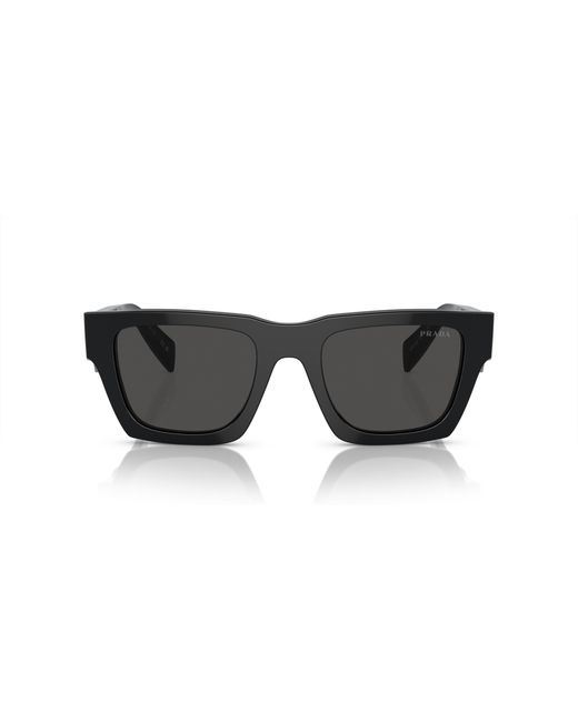 Prada Black Pr A06S 16K08Z Sunglasses Acetate Pillow Normal for men