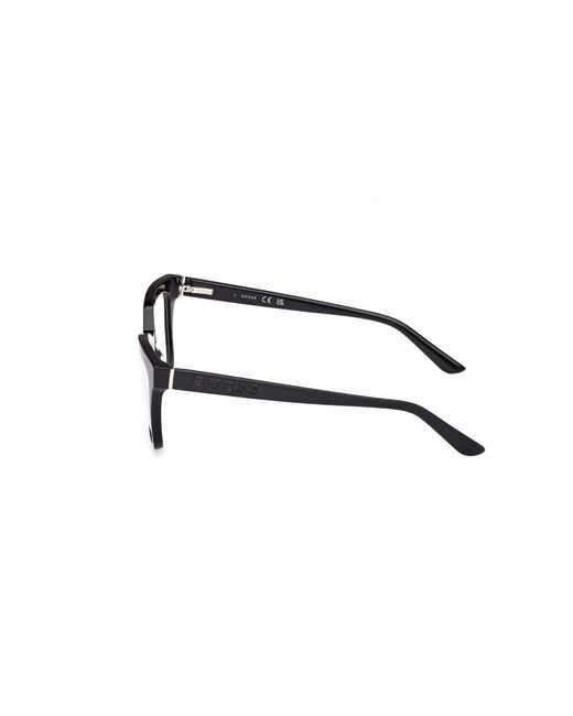 Guess Black Gu50172 001 Optical Frames Acetate Squared Normal