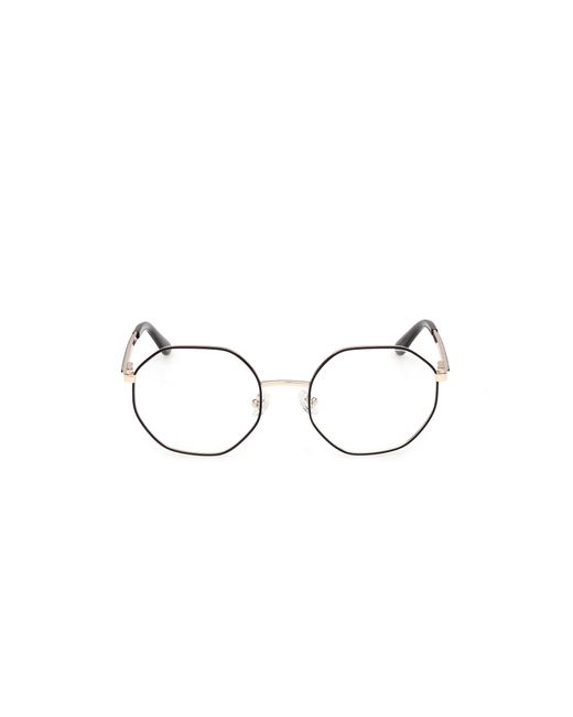 Guess Black Gu50363 002 Optical Frames Metal Geometric Normal