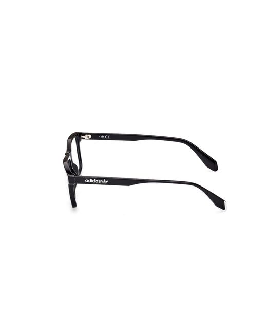 Adidas Black Or5044 001 Optical Frames Acetate Squared Normal for men