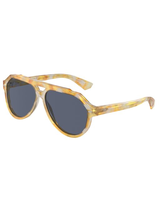 Dolce & Gabbana Black Dg4452 34222V Sunglasses Acetate Pilot Polarized for men