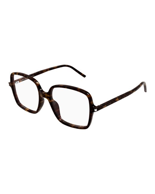 Saint Laurent Black Sl 892 005 Optical Frames Acetate Transparent Squared