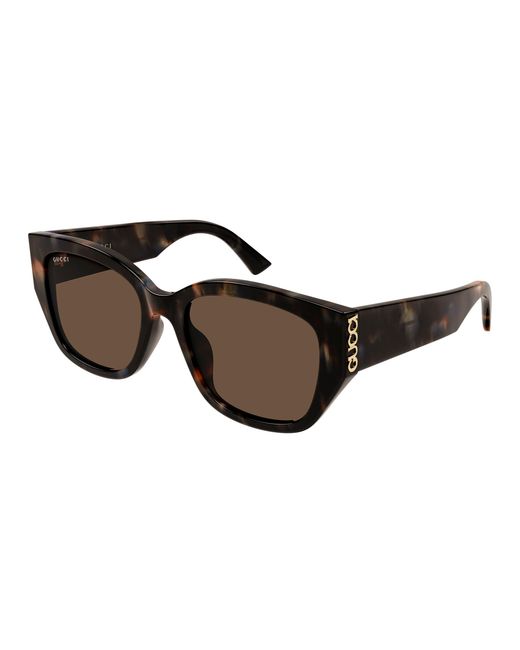Gucci Black Gg2043Sa 003 Sunglasses Acetate Round