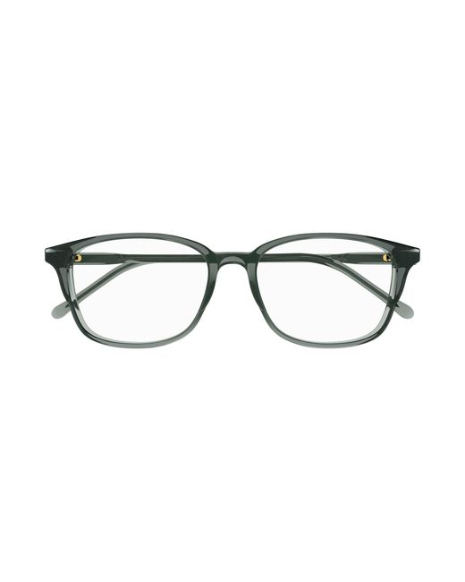Gucci Black Gg1610Oa 003 Optical Frames Acetate Transparent Squared for men