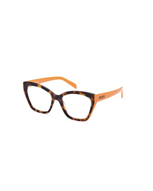 Emilio Pucci Black Ep5216 056 Optical Frames Acetate Butterfly Normal