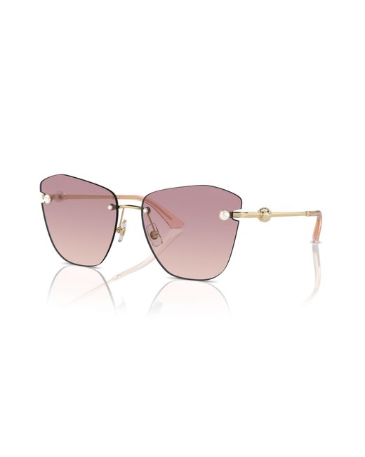 Jimmy Choo Black Jc4004Hb 300668 Sunglasses Metal Butterfly Normal Shaded