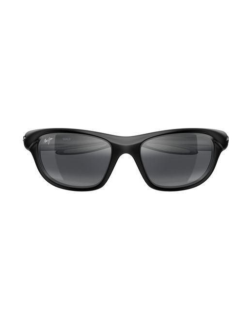 Maui Jim Black Mj0349S 001 Sunglasses Bio-Injected Squared for men