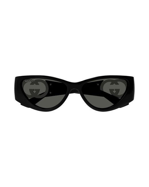 Gucci Black Gg1824S 003 Sunglasses Injected Cat Eye