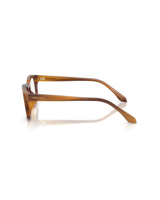 Giorgio Armani Black Ar7291U 6163 Optical Frames Acetate Transparent Pillow Normal