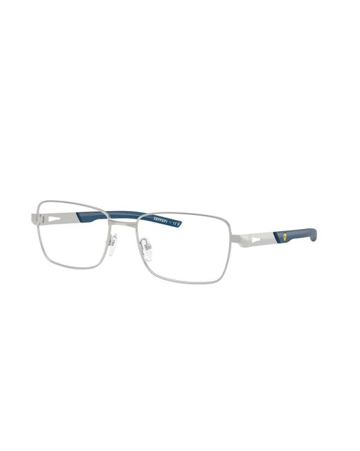 FERRARI SCUDERIA Black Fz7010 103 Optical Frames Metal Squared Normal for men
