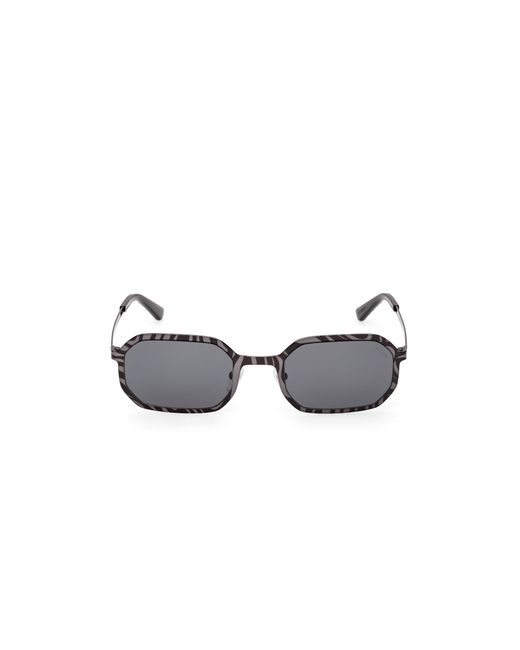 Emilio Pucci Black Ep0248 05A Sunglasses Metal Smoke Geometric Normal