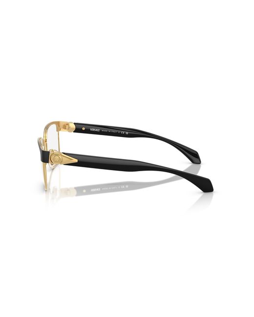 Versace Black Ve1306 1436 Optical Frames Metal Pillow Normal for men