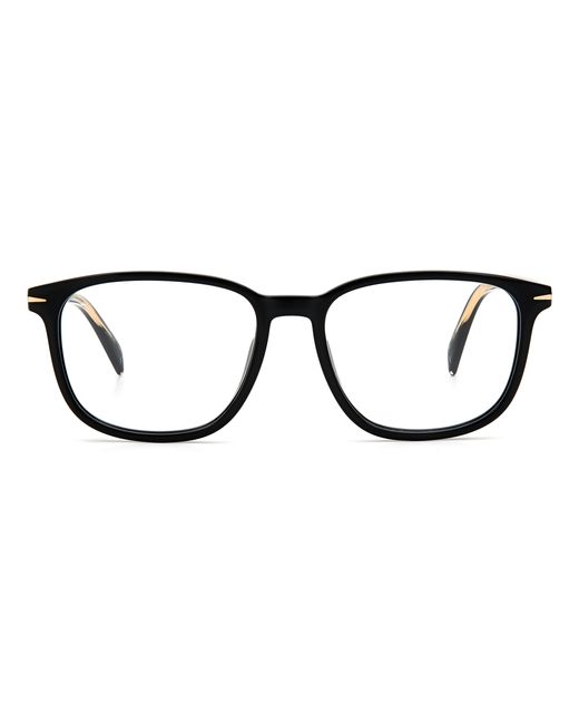 David Beckham Black Db 1017 807 Optical Frames Acetate Squared for men
