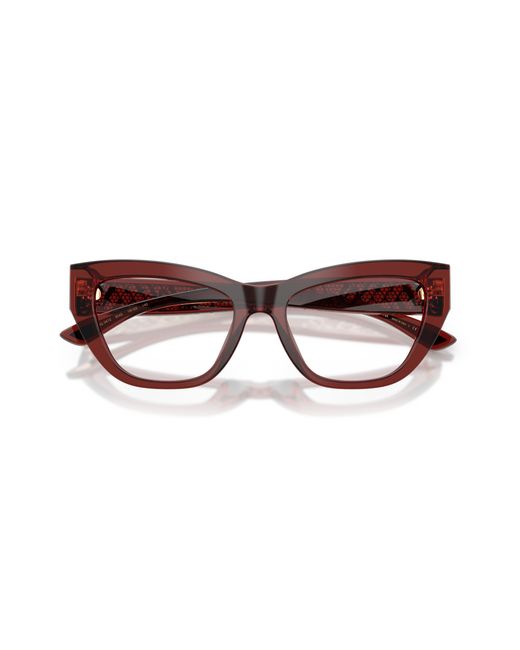 Dolce & Gabbana Black Dg3412 3045 Optical Frames Acetate Transparent Cat Eye Normal