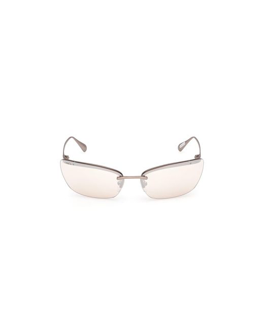 MAX&Co. Black Mo0150 38G Sunglasses Metal Butterfly Normal