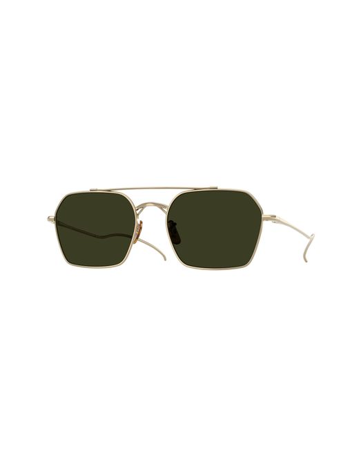 Oliver Peoples Green Ov1365St Tk-15 5035P1 Sunglasses Titanium G15 Geometric Polarized