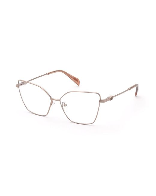 Blumarine Black Vbm227 0A32 Optical Frames Metal Squared