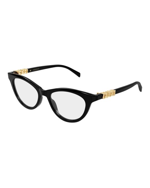 Gucci Black Gg2034O 005 Optical Frames Acetate Transparent Cat Eye