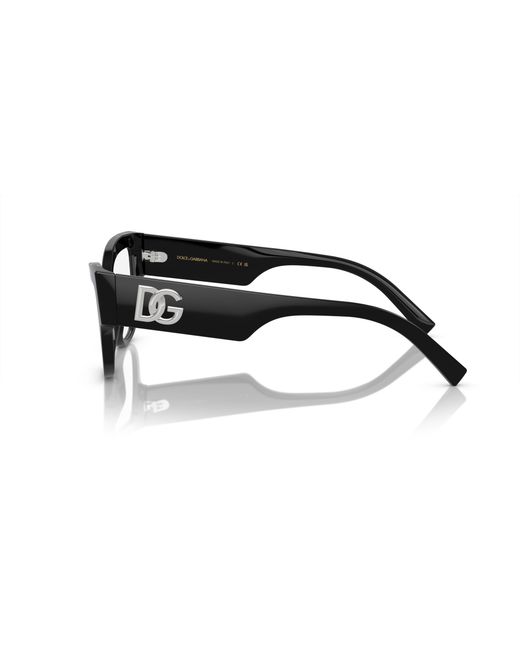 Dolce & Gabbana Black Dg3378 501 Optical Frames Acetate Transparent Cat Eye Normal
