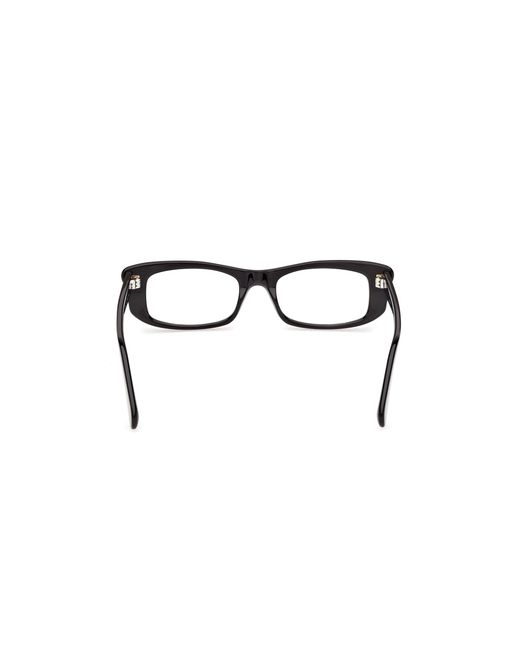 MAX&Co. Black Mo5216 001 Optical Frames Acetate Squared Normal