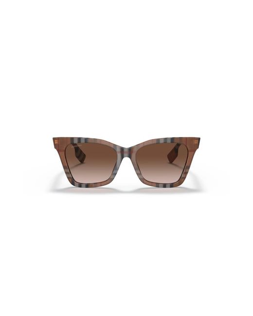 Burberry Black Be4346 396713 Sunglasses Plastic Squared Nuanced