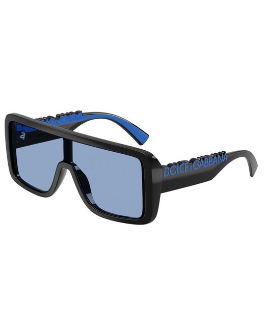 Dolce & Gabbana Black Dg6204 501/80 Sunglasses Injected Squared Normal