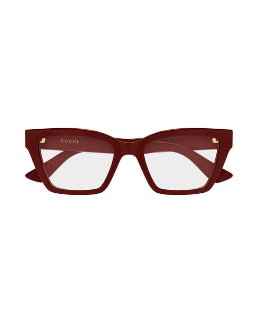 Gucci Black Gg1715O 016 Optical Frames Injected Transparent Cat Eye
