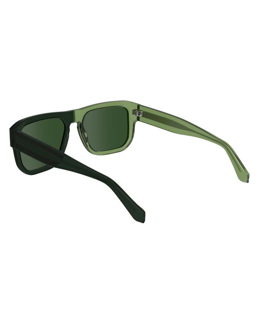 Calvin Klein Green Ckj24607S 305 Sunglasses Acetate Squared Normal for men