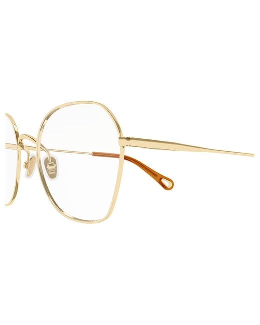 Chloé Black Ch0320O 001 Optical Frames Metal Transparent Squared