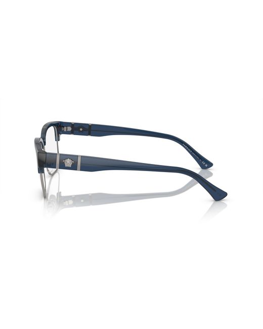Versace Black Ve3348 5292 Optical Frames Injected Transparent Squared Normal for men