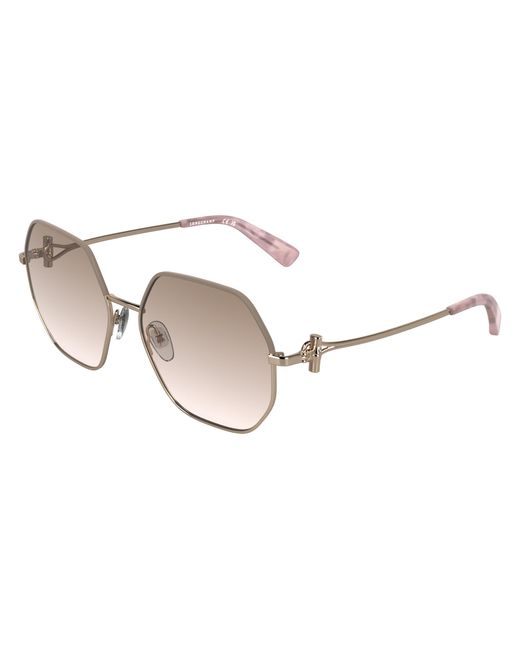 Longchamp Black Lo191S 774 Sunglasses Metal Squared Normal