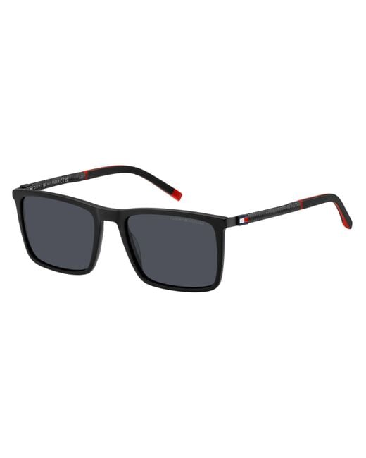 Tommy Hilfiger Black Th 2077/S 003/Ir Sunglasses Acetate Squared for men