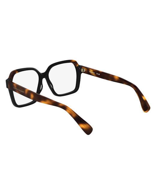Longchamp Black Lo2763 011 Optical Frames Acetate Squared Normal