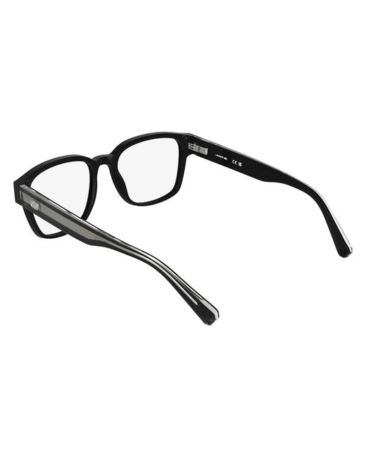 Lacoste Black L4012 001 Optical Frames Bio-Injected Squared Normal for men