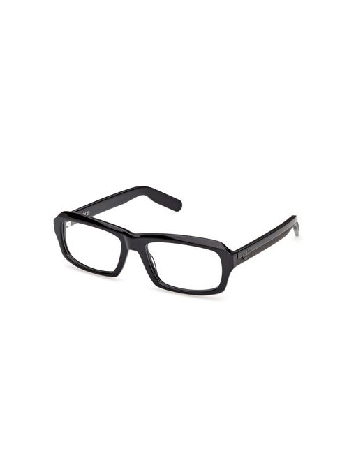 Adidas Black Or5127 001 Optical Frames Acetate Squared Normal