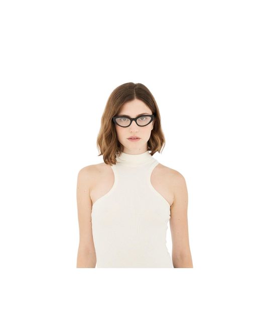 Retrosuperfuture Black Jgm Numero 124 Optical Frames Acetate Cat Eye