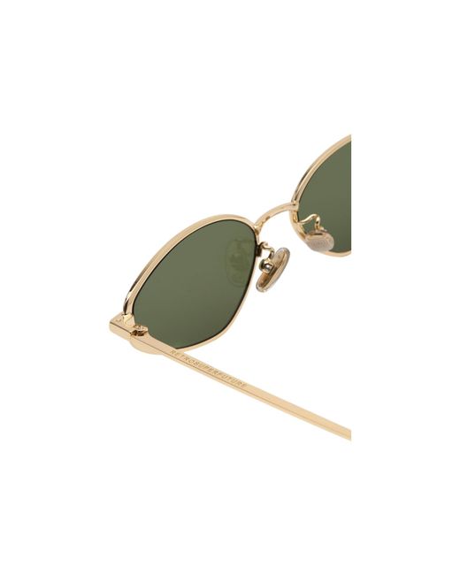 Retrosuperfuture Green Vgi Zyra Classic Sunglasses Metal Geometric Normal