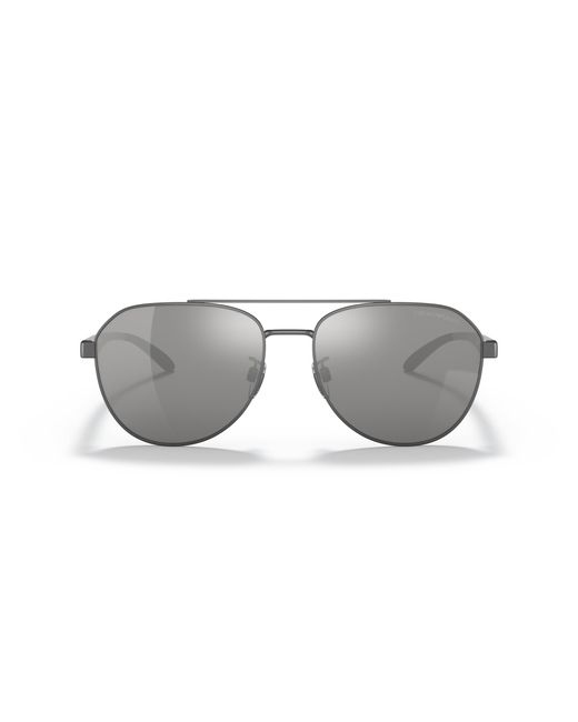 Emporio Armani Black Ea2129D 3003Z3 Sunglasses Metal Pilot Polarized for men