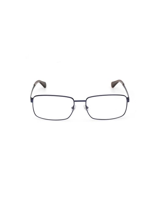 Timberland Black Tb50038 091 Optical Frames Metal Squared Normal for men