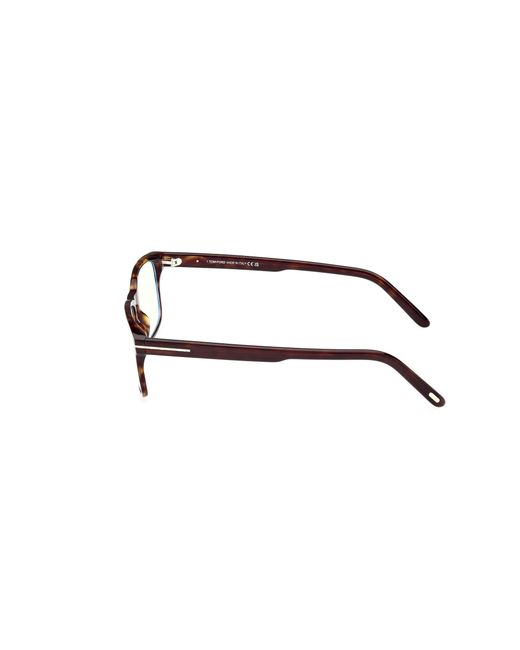 Tom Ford Black Ft5938-B 052 Optical Frames Acetate Squared Normal for men
