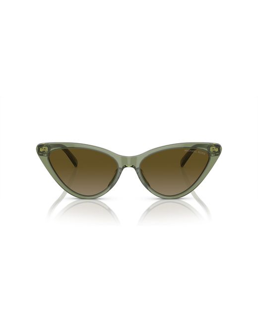 Michael Kors Black Mk2195U Harbour Island 394413 Sunglasses Acetate Cat Eye Normal Shaded