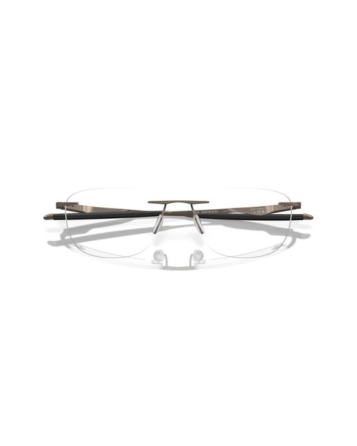 Oakley Black Ox5118 Wingfold Evr 511804 Optical Frames Titanium Squared Normal for men
