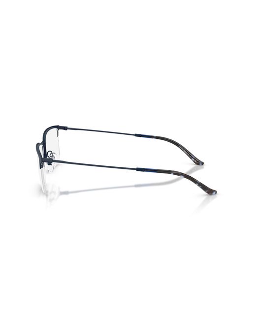 Emporio Armani Black Ea1171 3001 Optical Frames Metal Squared Normal for men