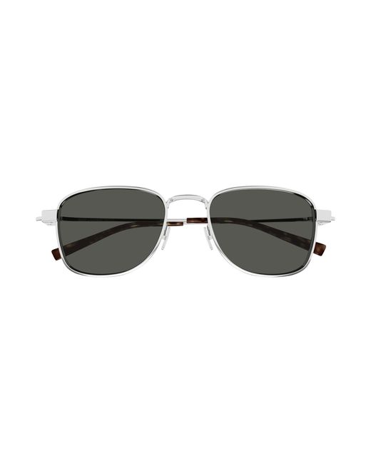 Saint Laurent Black Sl 741 002 Sunglasses Metal Squared for men