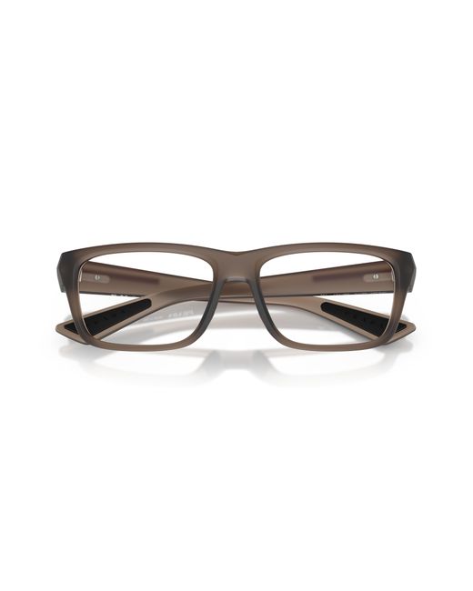 Prada Linea Rossa Black Ps 02Tv 29F1O1 Optical Frames Injected Transparent Pillow Normal for men