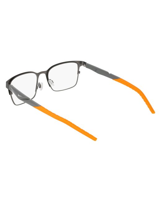 Nike Black 8185 070 Optical Frames Metal Squared Normal for men