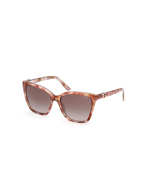 Guess Black Gu00191 47F Sunglasses Injected Squared Normal
