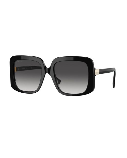 Burberry Black Be4363 Penelope 30018G Sunglasses Plastic Squared Normal Shaded