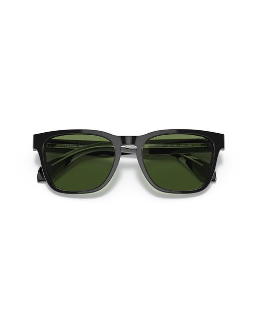 Giorgio Armani Green Ar8155 58754E Sunglasses Plastic Squared for men
